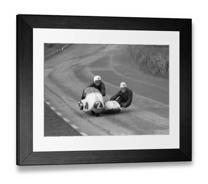 Framed Print : Pip Harris & Ray Campbell (BMW) 1960 Sidecar TT Framed Print : Pip Harris & Ray Campbell (BMW) 1960 Sidecar TT