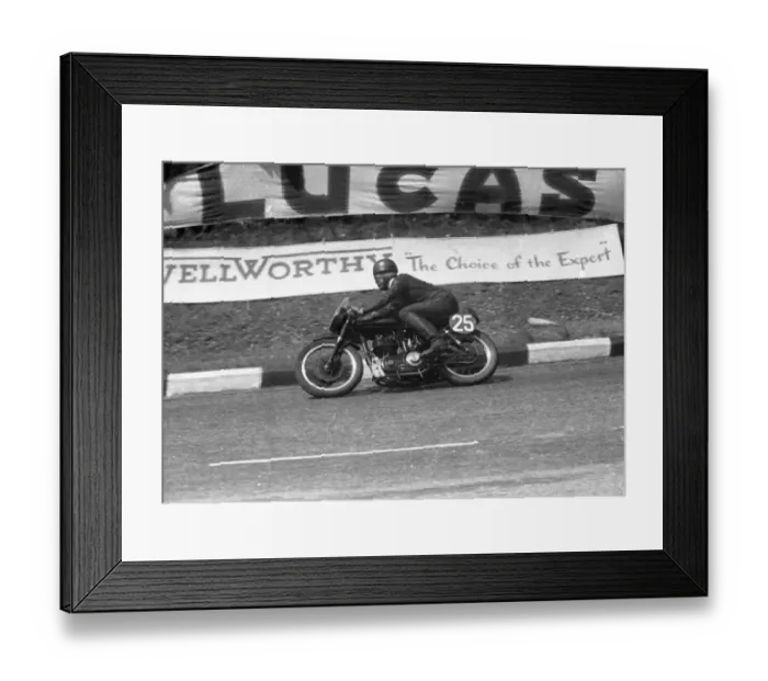 Framed Print : Gerry Turner (Pike BSA) 1956 Senior TT Framed Print : Gerry Turner (Pike BSA) 1956 Senior TT
