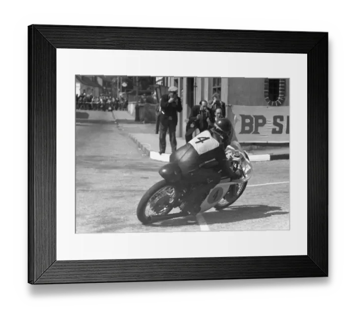 Framed Print : Gerry Turner (Pike BSA) 1958 Lightweight TT Framed Print : Gerry Turner (Pike BSA) 1958 Lightweight TT