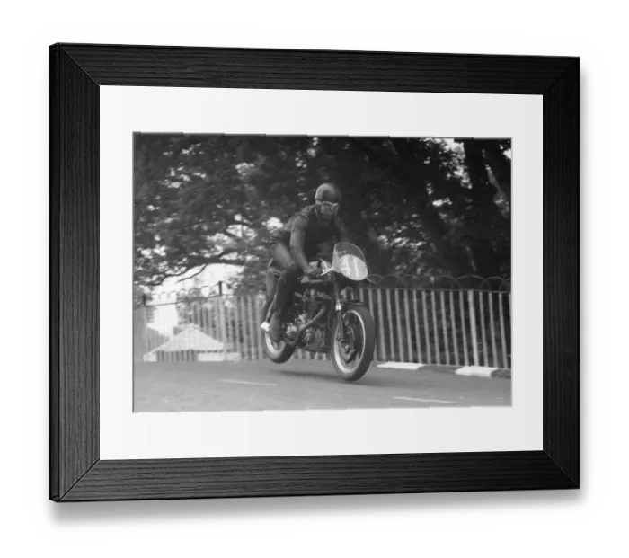 Framed Print : Gerry Turner (Pike BSA) 1956 Junior TT Framed Print : Gerry Turner (Pike BSA) 1956 Junior TT