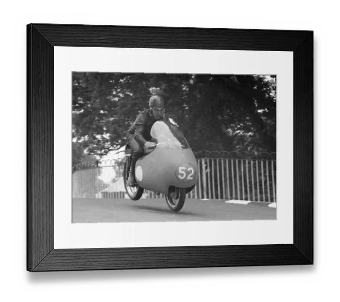 Framed Print : Duilio Agostini (Guzzi) 1956 Junior TT Framed Print : Duilio Agostini (Guzzi) 1956 Junior TT
