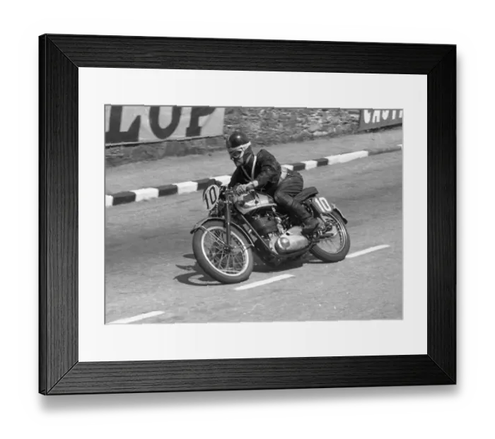 Framed Print : Frank Coleman (BSA) 1954 Senior Clubman TT Framed Print : Frank Coleman (BSA) 1954 Senior Clubman TT