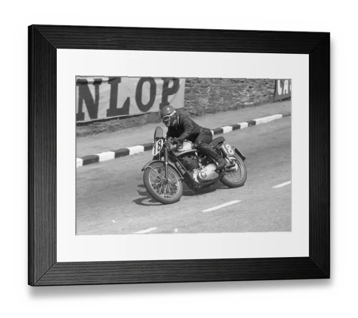 Framed Print : Percy Tait (BSA) 1954 Senior Clubman TT Framed Print : Percy Tait (BSA) 1954 Senior Clubman TT