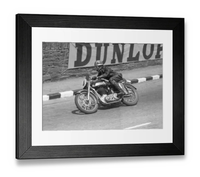 Framed Print : Dave Chadwick (Norton) 1954 Senior Clubman TT Framed Print : Dave Chadwick (Norton) 1954 Senior Clubman TT