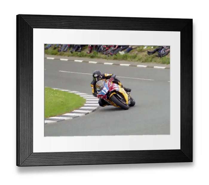 Framed Print : Bruce Anstey (Triumph) 2003 Production 600 TT Framed Print : Bruce Anstey (Triumph) 2003 Production 600 TT