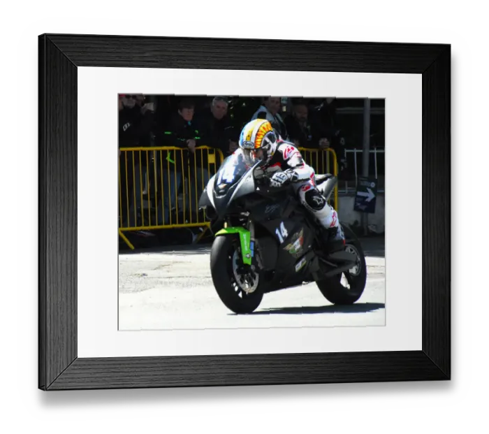 Framed Print : Adam Child (MCN) 2017 TT Zero Framed Print : Adam Child (MCN) 2017 TT Zero