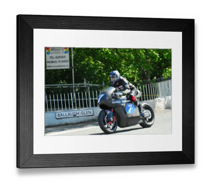 Framed Print : Robert Wilson (Sarolea) 2015 TT Zero Framed Print : Robert Wilson (Sarolea) 2015 TT Zero