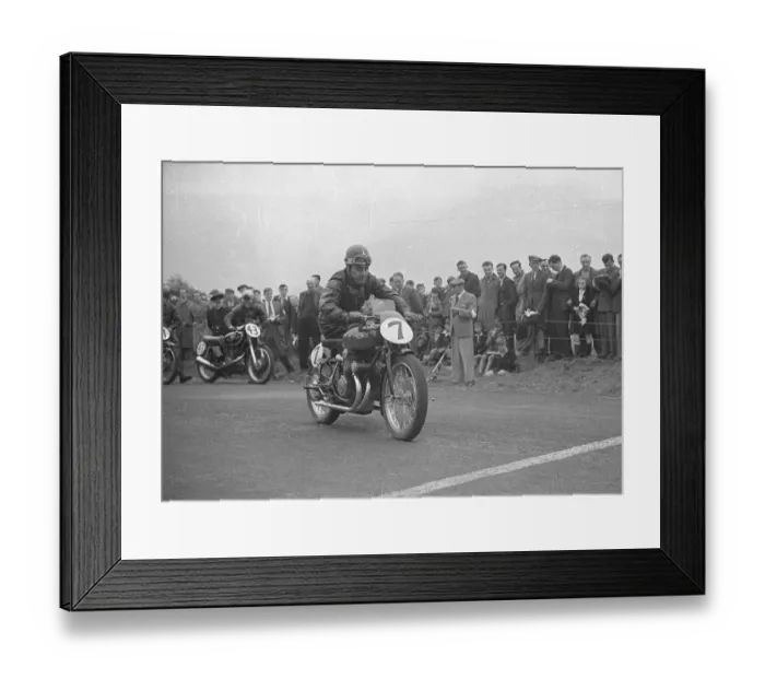 Framed Print : Carlo Bandirola (Gilera) 1949 Senior Ulster Grand Prix Framed Print : Carlo Bandirola (Gilera) 1949 Senior Ulster Grand Prix