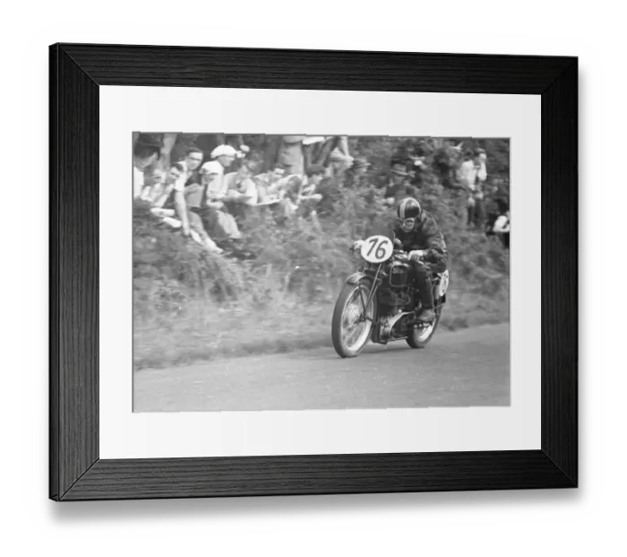 Framed Print : Alf Shaw (Velocette) 1949 Junior Ulster Grand Prix Framed Print : Alf Shaw (Velocette) 1949 Junior Ulster Grand Prix