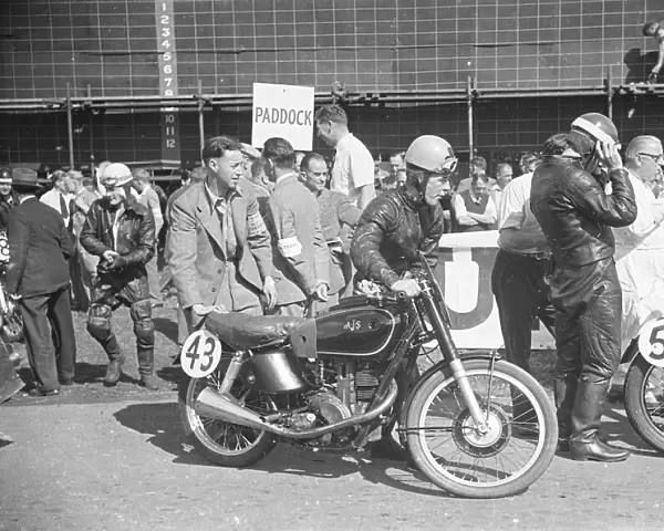 Reg Armstrong (AJS) 1949 Junior Ulster Grand Prix