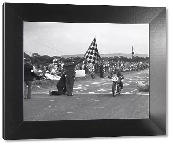 Maurice Cann (Guzzi) 1949 Lightweight Ulster Grand Prix
