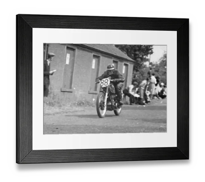Framed Print : Joe Glazebrook (AJS) 1949 Junior Ulster Grand Prix Framed Print : Joe Glazebrook (AJS) 1949 Junior Ulster Grand Prix