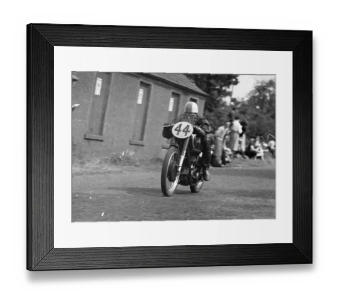 Framed Print : Eric McPherson (AJS) 1949 Junior Ulster Grand Prix Framed Print : Eric McPherson (AJS) 1949 Junior Ulster Grand Prix