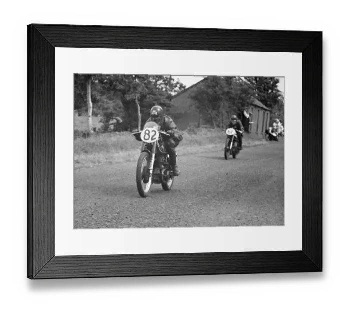 Framed Print : Noel Ferguson (AJS) 1949 Junior Ulster Grand Prix Framed Print : Noel Ferguson (AJS) 1949 Junior Ulster Grand Prix