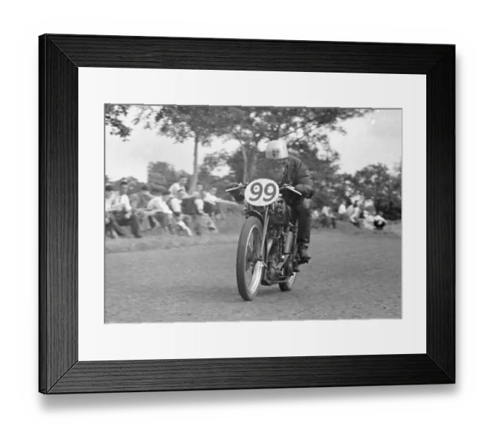 Framed Print : Bill Dehany (Excelsior) 1949 Lightweight Ulster Grand Prix Framed Print : Bill Dehany (Excelsior) 1949 Lightweight Ulster Grand Prix
