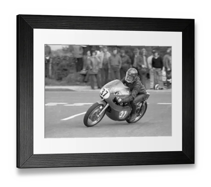 Framed Print : R D Lyons (Yamaha) 1975 Jurby Road Framed Print : R D Lyons (Yamaha) 1975 Jurby Road