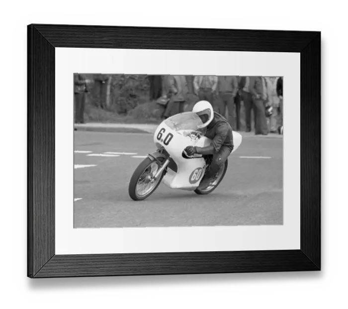 Framed Print : Stephen Snuffy Davies (Yamaha) 1975 Jurby Road Framed Print : Stephen Snuffy Davies (Yamaha) 1975 Jurby Road