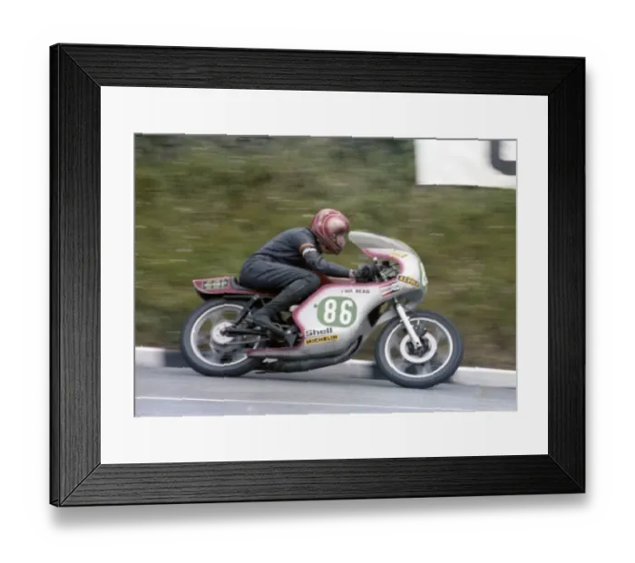 Framed Print : Pete Lovell (Cotton) 1978 Junior TT Framed Print : Pete Lovell (Cotton) 1978 Junior TT