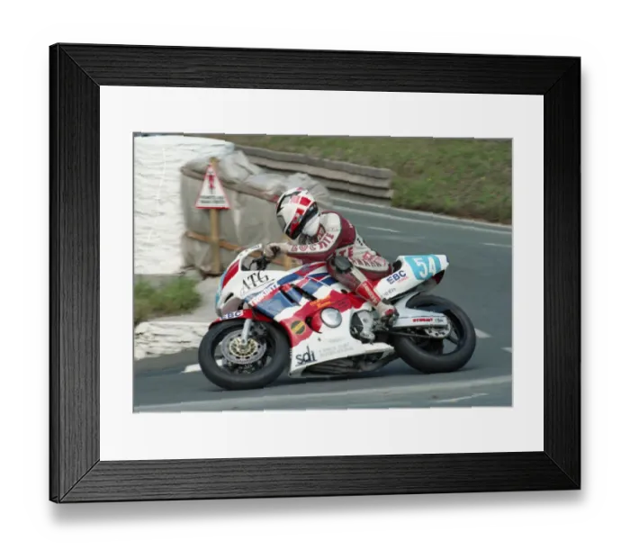 Framed Print : Keith Williams (Honda) 1996 Junior Manx Grand Prix Framed Print : Keith Williams (Honda) 1996 Junior Manx Grand Prix