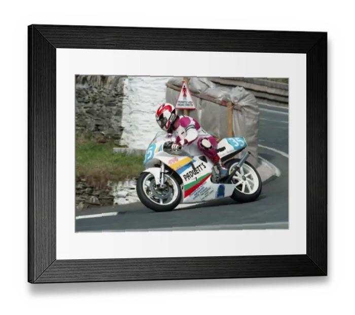 Framed Print : Dave Vale (Padgett Honda) 1996 Junior Manx Grand Prix Framed Print : Dave Vale (Padgett Honda) 1996 Junior Manx Grand Prix
