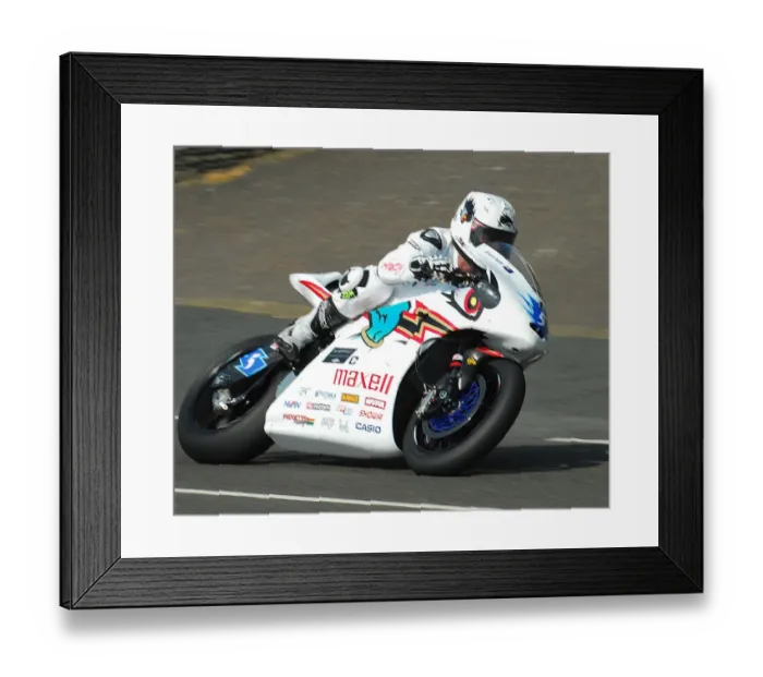 Framed Print : Bruce Anstey (Mugen) 2016 TT Zero Framed Print : Bruce Anstey (Mugen) 2016 TT Zero