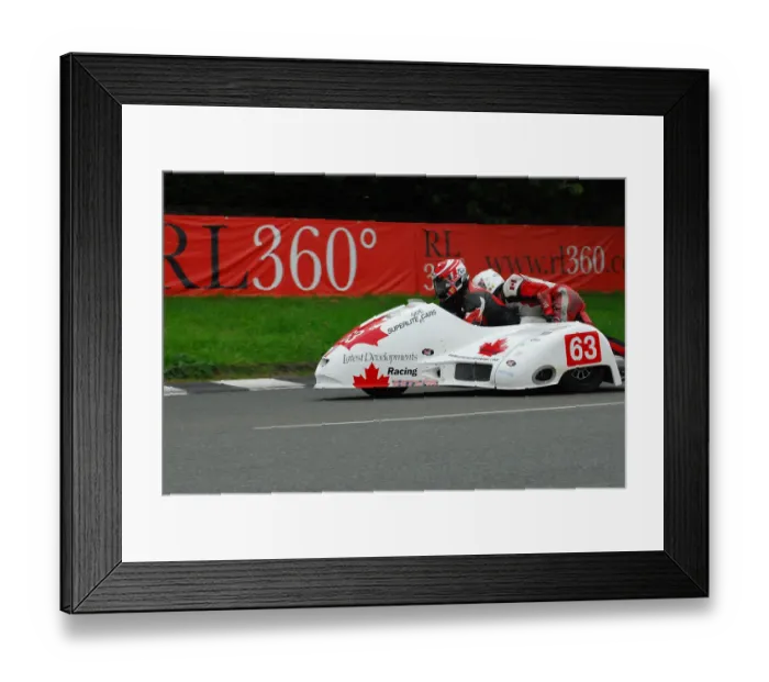 Framed Print : Peter Essaff & Jeff Gillard (MRE Yamaha) 1996 Sidecar TT Framed Print : Peter Essaff & Jeff Gillard (MRE Yamaha) 1996 Sidecar TT