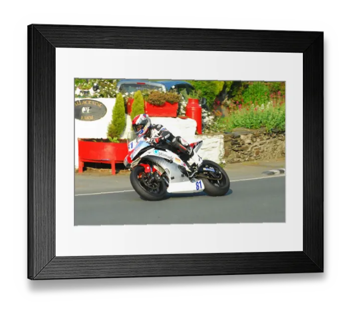 Framed Print : Julien Tonuitto (Yamaha) 2016 Supersport TT Framed Print : Julien Tonuitto (Yamaha) 2016 Supersport TT