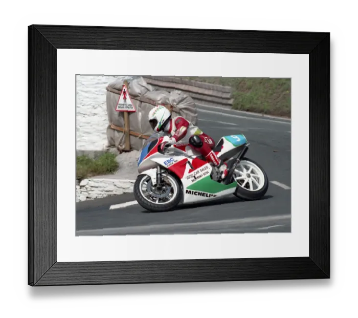 Framed Print : Phil Reid (Honda) 1996 Junior Manx Grand Prix Framed Print : Phil Reid (Honda) 1996 Junior Manx Grand Prix