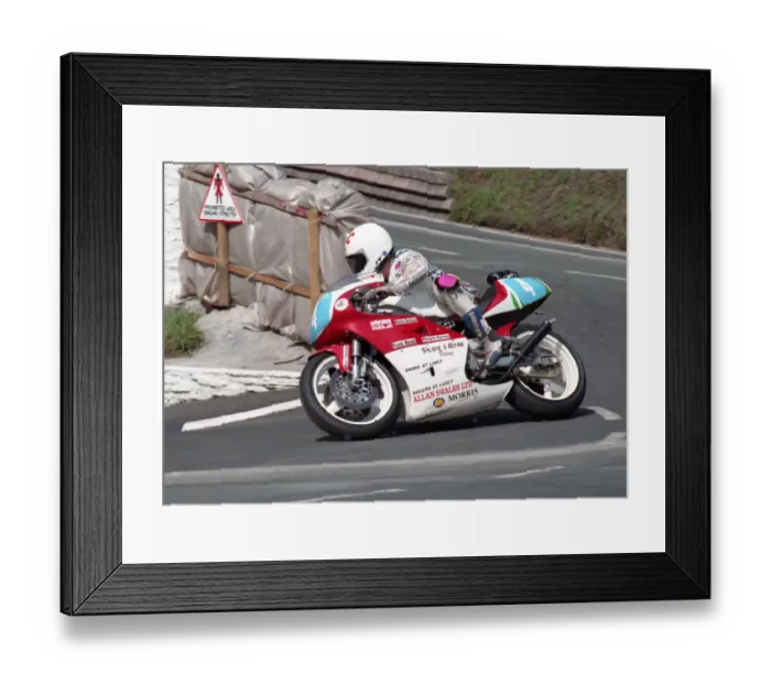 Framed Print : Chris Cannell (Yamaha) 1996 Junior Manx Grand Prix Framed Print : Chris Cannell (Yamaha) 1996 Junior Manx Grand Prix