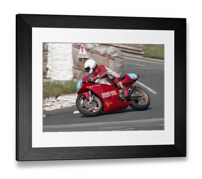 Framed Print : Derek Wagstaff (Yamaha) 1996 Junior Manx Grand Prix Framed Print : Derek Wagstaff (Yamaha) 1996 Junior Manx Grand Prix