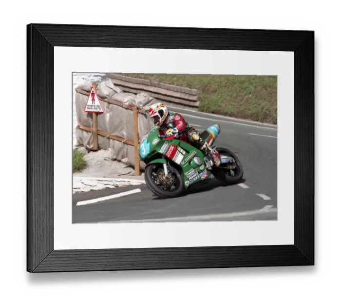 Framed Print : Adrian McFarland (Honda) 1996 Junior Manx Grand Prix Framed Print : Adrian McFarland (Honda) 1996 Junior Manx Grand Prix