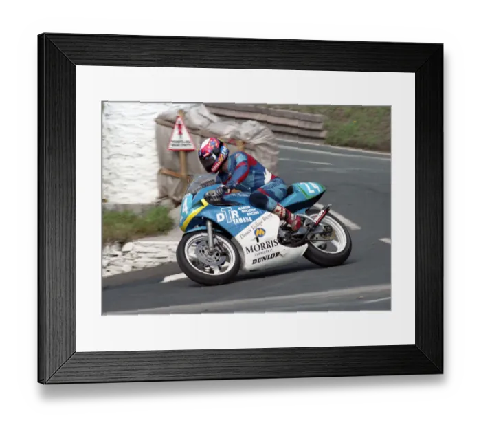 Framed Print : Sean Collister (DTR MB Yamaha) 1996 Junior Manx Grand Prix Framed Print : Sean Collister (DTR MB Yamaha) 1996 Junior Manx Grand Prix