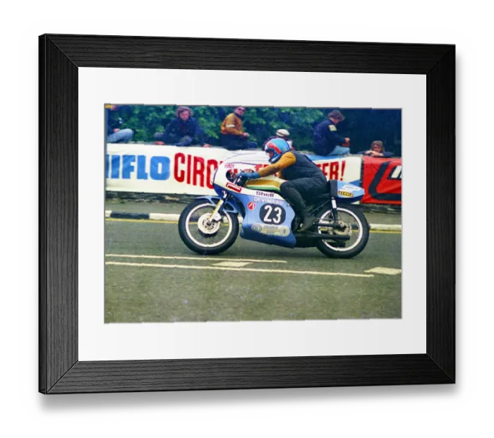 Framed Print : Dave Mason (Suzuki) 1977 Formula Two TT Framed Print : Dave Mason (Suzuki) 1977 Formula Two TT