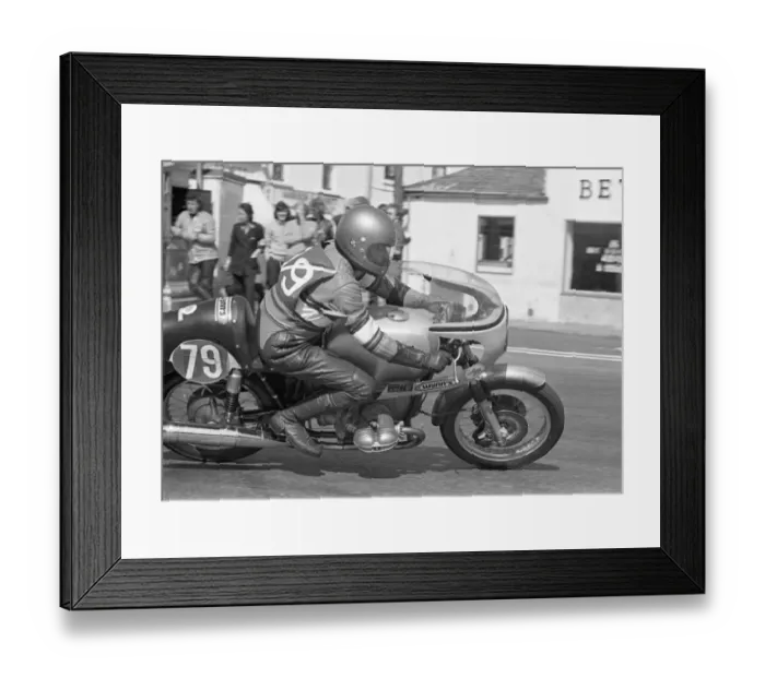 Framed Print : Hans Otto Butenuth (BMW) 1975 Production TT Framed Print : Hans Otto Butenuth (BMW) 1975 Production TT
