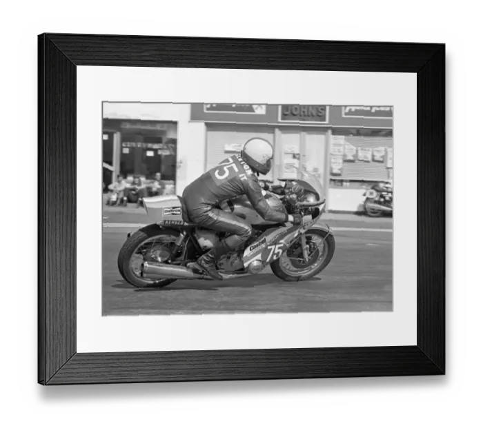 Framed Print : John Taylor (Crooks Suzuki) 1975 Production TT Framed Print : John Taylor (Crooks Suzuki) 1975 Production TT