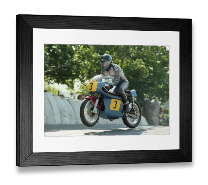 Framed Print : Frank Rutter (Seeley) 1991 Senior Classic Manx Grand Prix Framed Print : Frank Rutter (Seeley) 1991 Senior Classic Manx Grand Prix