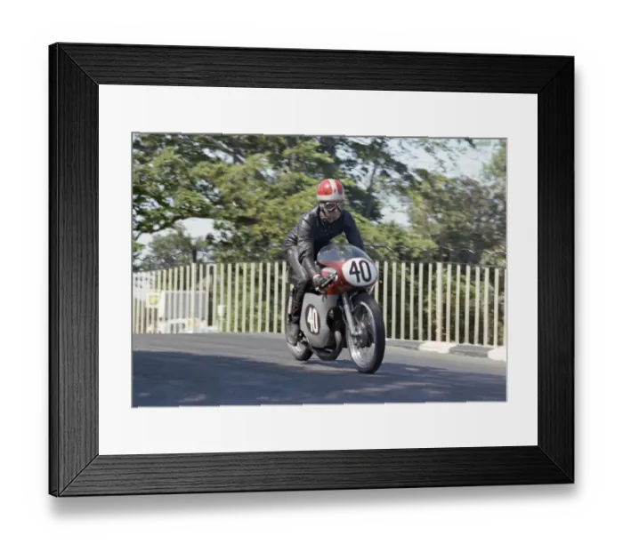 Framed Print : Ray Minster (Bultaco) 1965 Ultra Lightweight TT Framed Print : Ray Minster (Bultaco) 1965 Ultra Lightweight TT