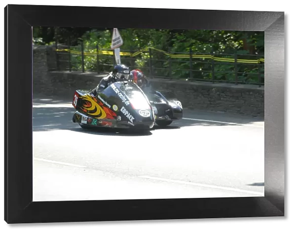 Mike Roscher & Michael Hildebrand (DMR Honda) 2008 Sidecar TT