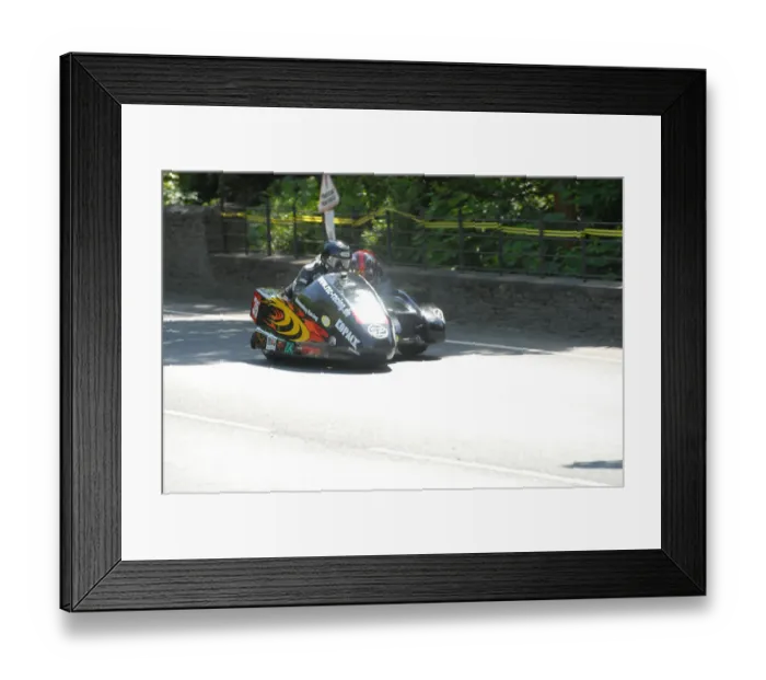 Framed Print : Mike Roscher & Michael Hildebrand (DMR Honda) 2008 Sidecar TT Framed Print : Mike Roscher & Michael Hildebrand (DMR Honda) 2008 Sidecar TT
