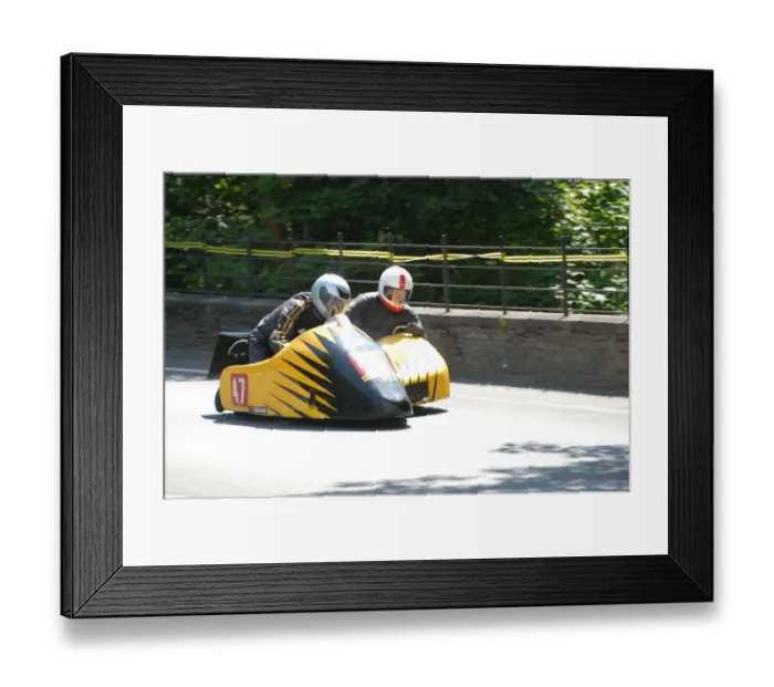 Framed Print : Peter Allebone & Bob K Dowty (MR Equipe Suzuki) 2008 Sidecar TT Framed Print : Peter Allebone & Bob K Dowty (MR Equipe Suzuki) 2008 Sidecar TT