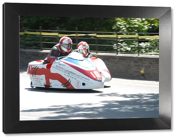 Conrad Harrison & Kerry Williams (Shelbourne Honda) 2008 Sidecar TT
