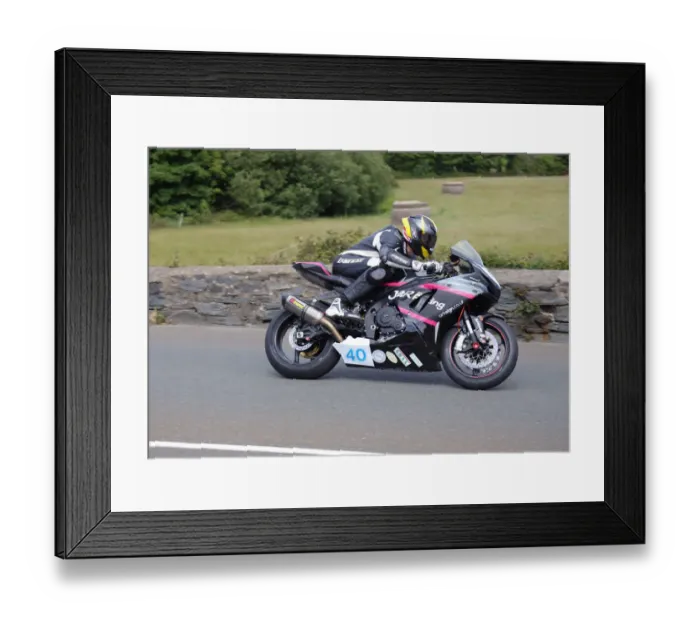 Framed Print : Joe Ackroydl (Suzki) 2019 Supersport TT Framed Print : Joe Ackroydl (Suzki) 2019 Supersport TT