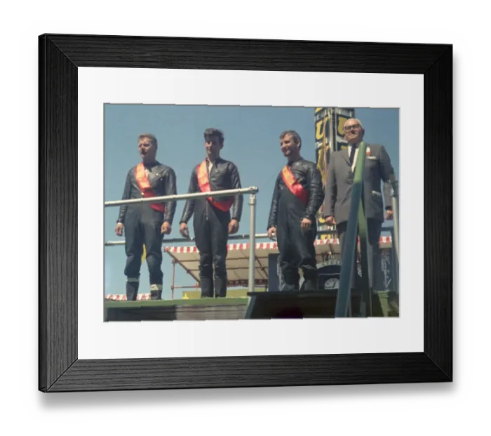 Framed Print : 1969 Production TT winners Framed Print : 1969 Production TT winners