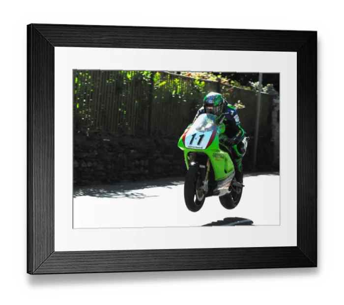 Framed Print : Horst Saiger (Kawasaki) 2016 Superbike Classic TT Framed Print : Horst Saiger (Kawasaki) 2016 Superbike Classic TT