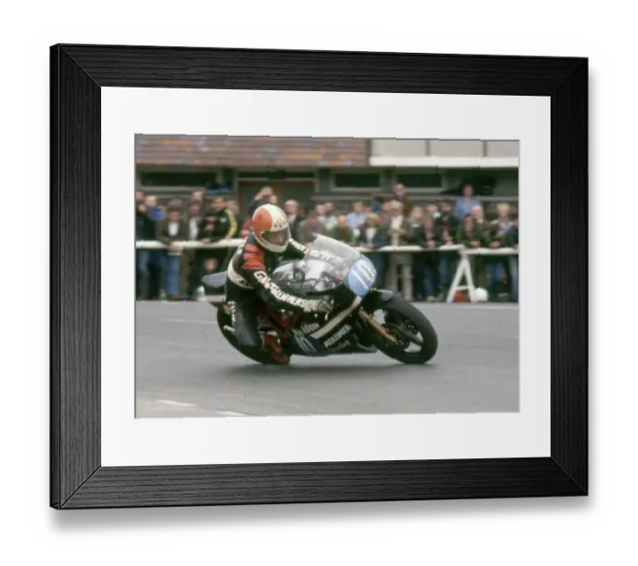 Framed Print : Chas Mortimer (Yamaha) 1983 350cc TT Framed Print : Chas Mortimer (Yamaha) 1983 350cc TT