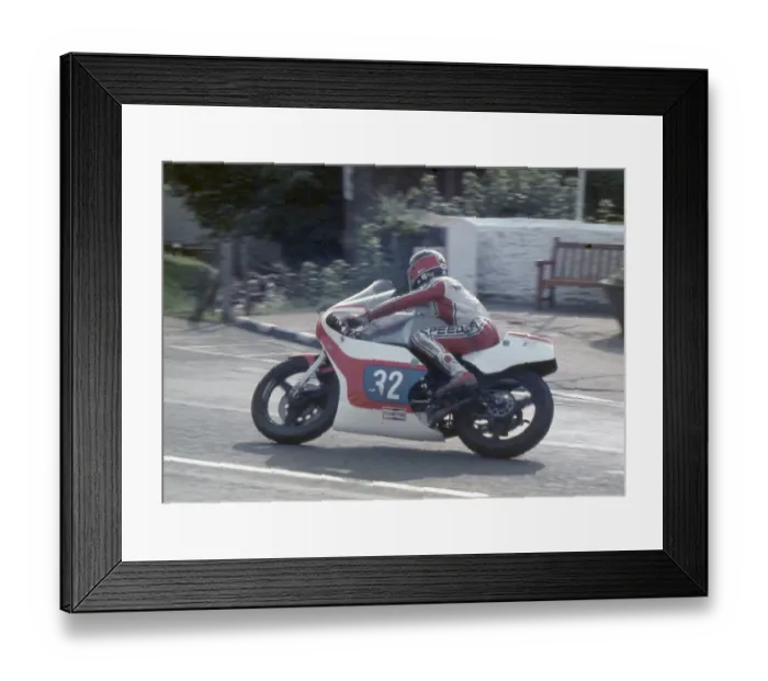 Framed Print : Pete Cook (Yamaha) 1983 Junior Manx Grand Prix Framed Print : Pete Cook (Yamaha) 1983 Junior Manx Grand Prix