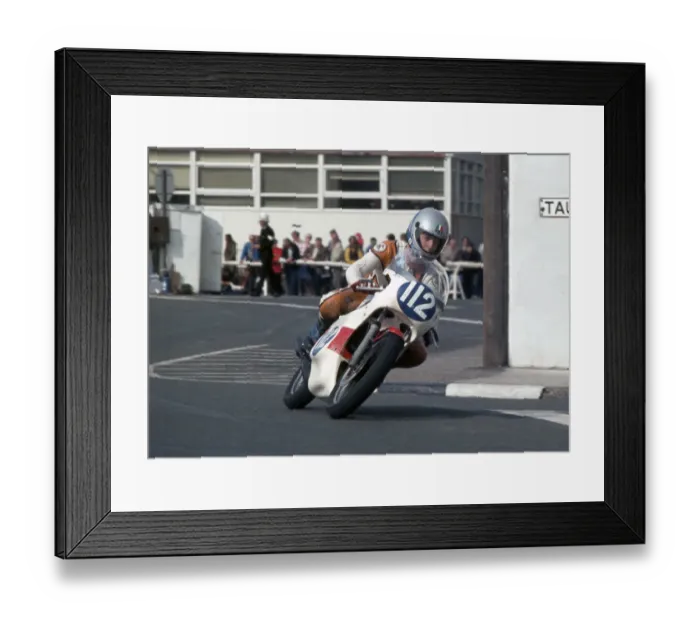 Framed Print : Graham Armstrong (Yamaha) 1983 Junior Manx Grand Prix Framed Print : Graham Armstrong (Yamaha) 1983 Junior Manx Grand Prix