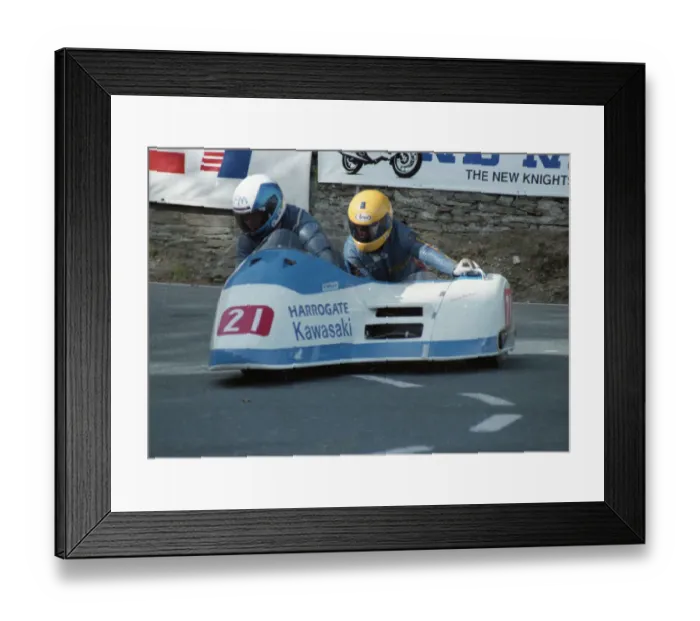 Framed Print : Michael Staiano & Norman Elcock (Jacobs) 1993 Sidecar TT Framed Print : Michael Staiano & Norman Elcock (Jacobs) 1993 Sidecar TT