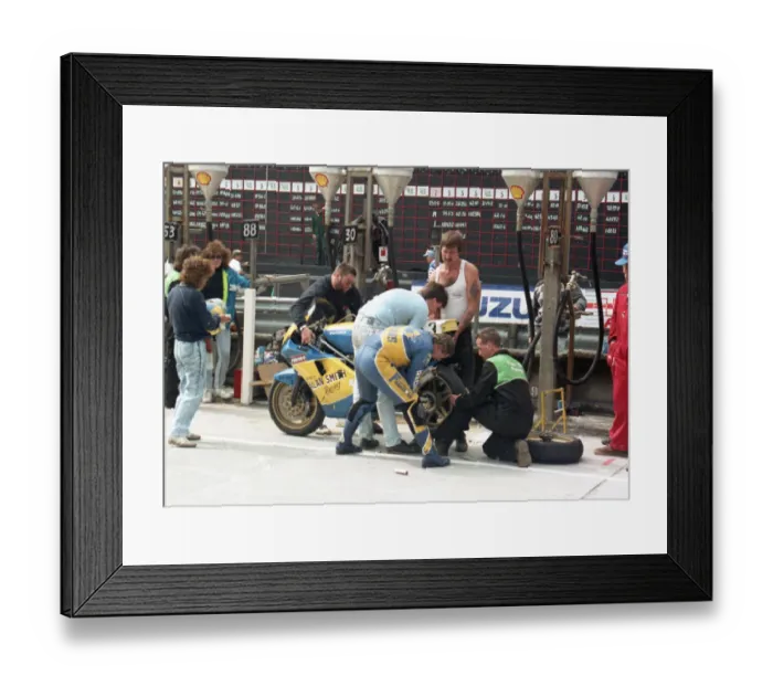Framed Print : Dave Woolams (Ducati) 1990 Formula One TT Framed Print : Dave Woolams (Ducati) 1990 Formula One TT