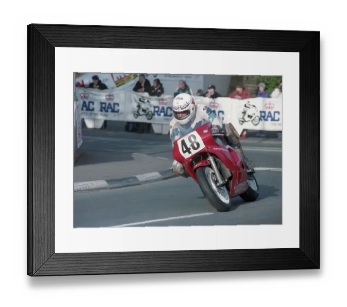 Framed Print : Ralph Sutcliffe (Kawasaki) 1993 Formula One TT Framed Print : Ralph Sutcliffe (Kawasaki) 1993 Formula One TT